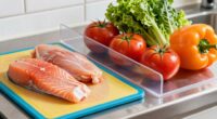 separate raw foods quickly