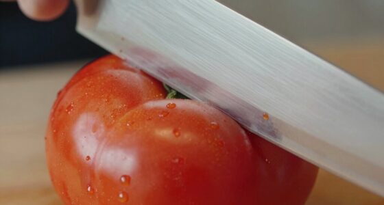 sharpened knife struggles cutting