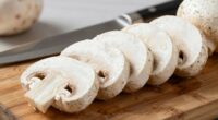 slice mushrooms for browning