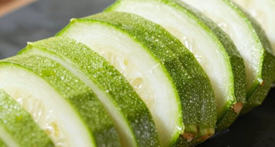slice zucchini evenly thin
