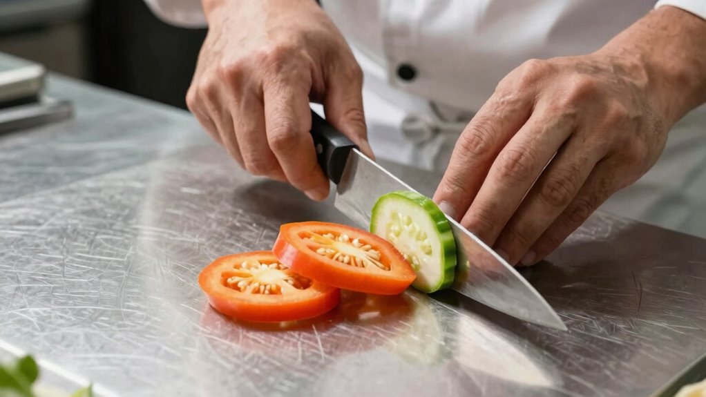 stable surface enhances cutting safety