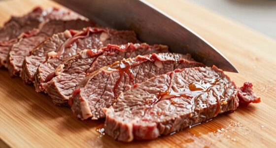 thinly sliced protein preparation
