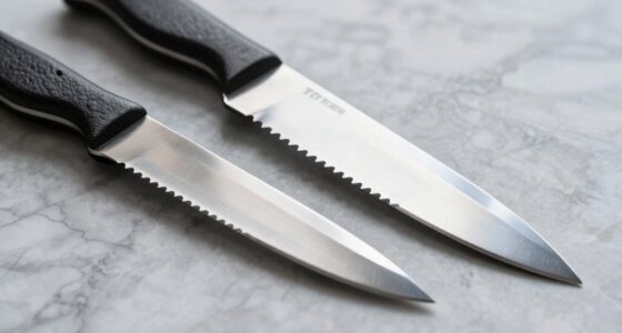 toothy vs polished edges