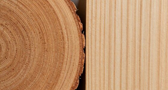 wood grain preparation differences
