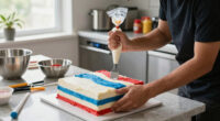 Martha's Giant Flag Cake Served 250 Guests—Here's How to Make It Yourself