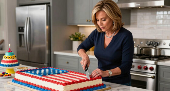 Martha Stewart Serves Huge American Flag Cake with 250 Pieces for Founding Father-Themed Party