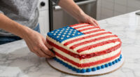 Martha Stewart Serves Huge American Flag Cake with 250 Pieces for Founding Father-Themed Party