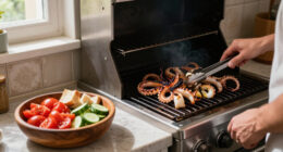 Calamari Grigliati Con Panzanella