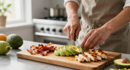 Crispy Chicken Avocado And Bacon Salad