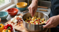 Gnocchi Estivi Con Mozzarella, Peperoni E Pancetta