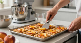 Peach Crumb Bars