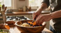 Roasted Sweet Potato, Black Bean, And Quinoa Salad