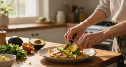 Tortino Di Pollo E Maionese Con Avocado