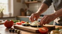 Friselle Con Pomodoro, Melanzane, Ricotta Affumicata E Olive