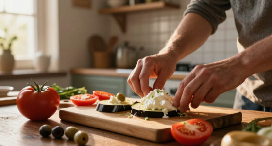 Friselle Con Pomodoro, Melanzane, Ricotta Affumicata E Olive