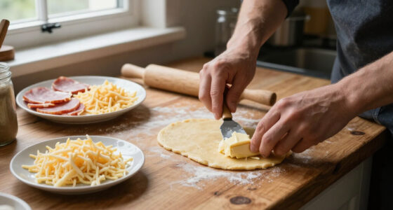 Ham And Cheese Butter-Swim Biscuits