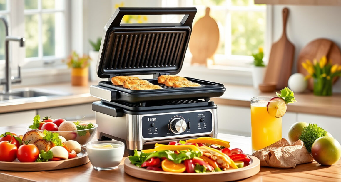 Host Effortless Summer Pool Parties with the Ninja Foodi Pro 5-in-1 Indoor Grill