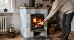 Forget Conventional Woodburners, These Centuries-Old Swedish Ceramic Stoves Aren't Just More Efficient, They Make A Better Design Centerpiece